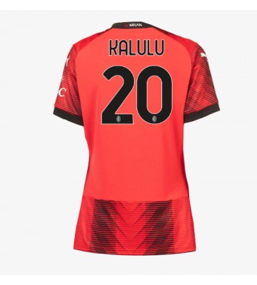 AC Milan Pierre Kalulu #20 Hemmatröja Kvinnor 2023-24 Kortärmad